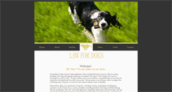 Desktop Screenshot of lawfordogs.com